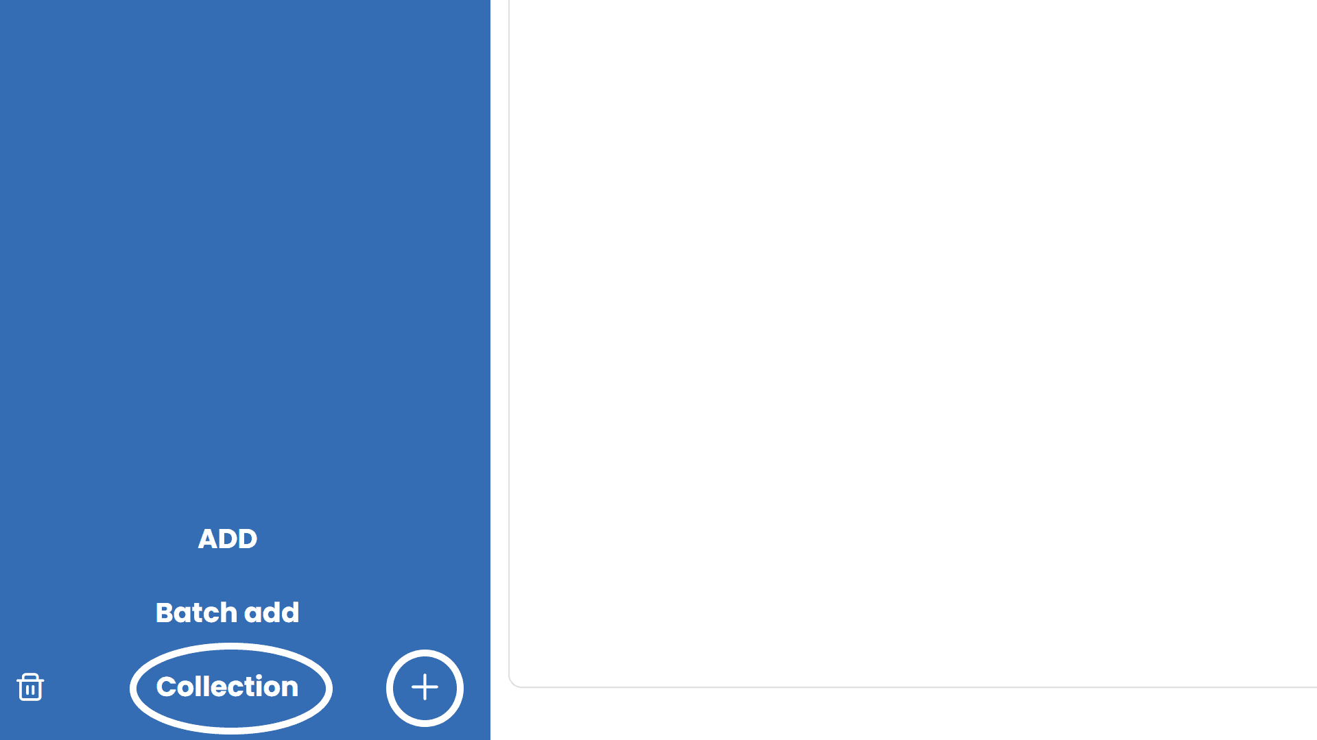 How to add a collection in collux